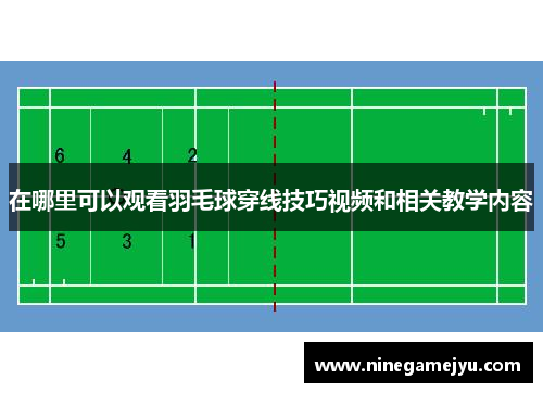 在哪里可以观看羽毛球穿线技巧视频和相关教学内容